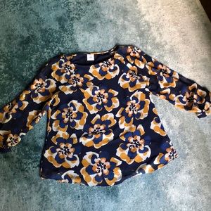 CABI Floral blouse